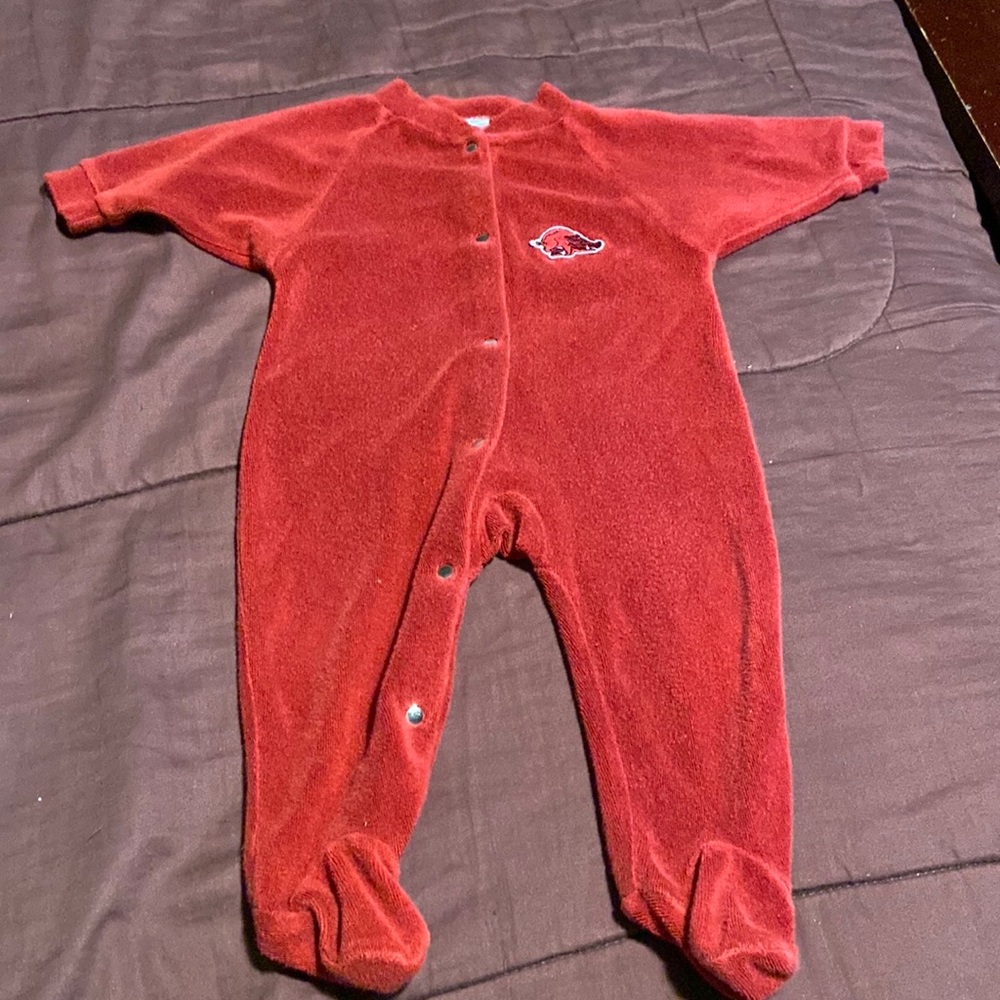 Onsie by Pine Sports Brand. Arkansas Razorback Themed. EUC!